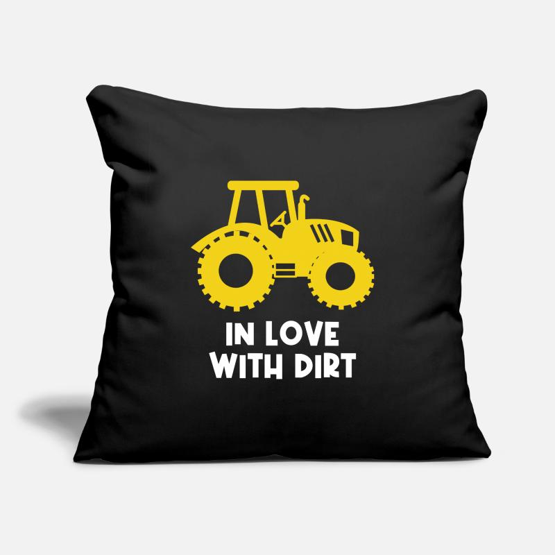 Ackerbau Statement Landwirt Traktor Bauer Biobauer Sofakissen mit Füllung 45 x 45 cm