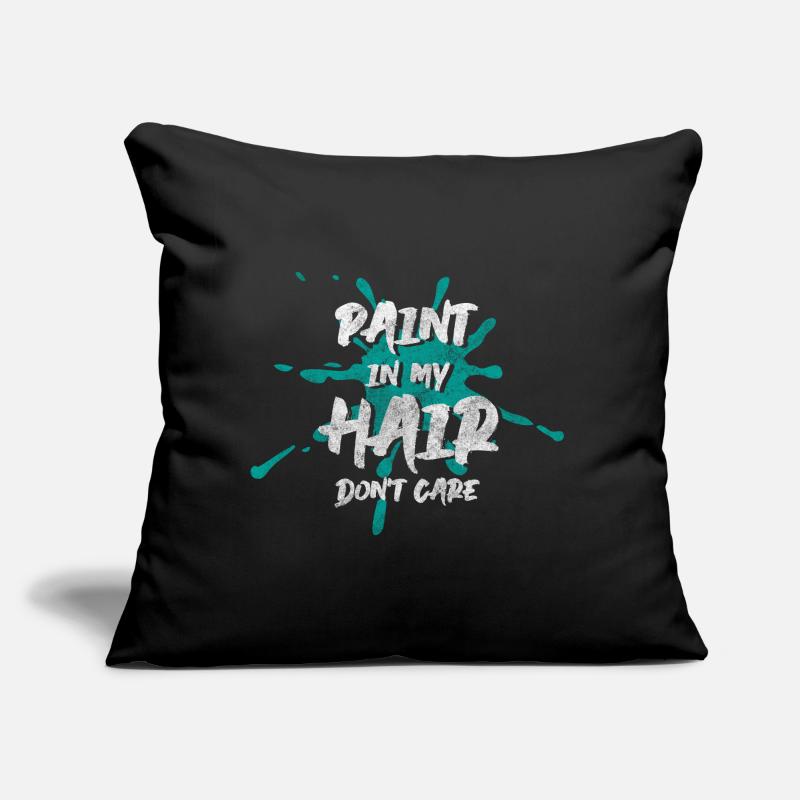 Painter Art Canvas Construction Site Sofa pillow with filling 45cm x 45cm