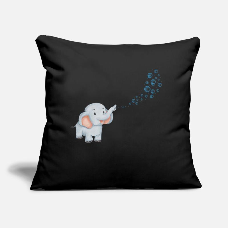 Bubbling elephant Sofa pillow with filling 45cm x 45cm