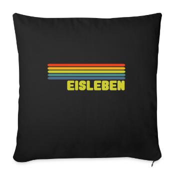 Eisleben - Sofakissen mit Füllung 45 x 45 cm - Schwarz - Vorne