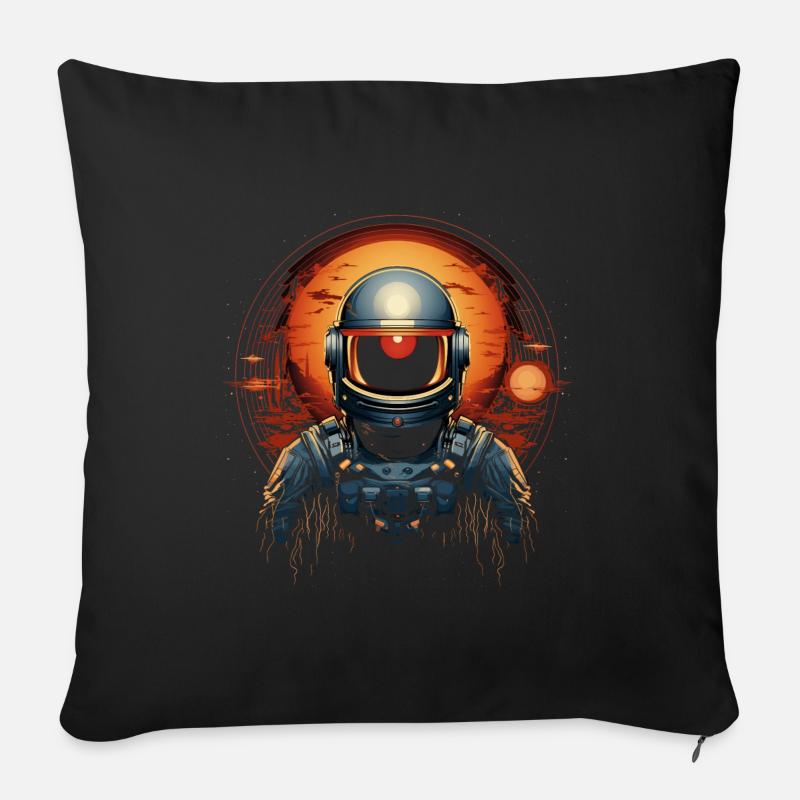 Interstellar - Sofakissen mit Füllung 45 x 45 cm - Schwarz