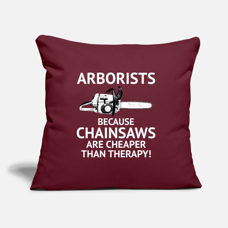 Arborist Tree Climber Climbing Trimmer Chainsaw Sofa pillow with filling 45cm x 45cm