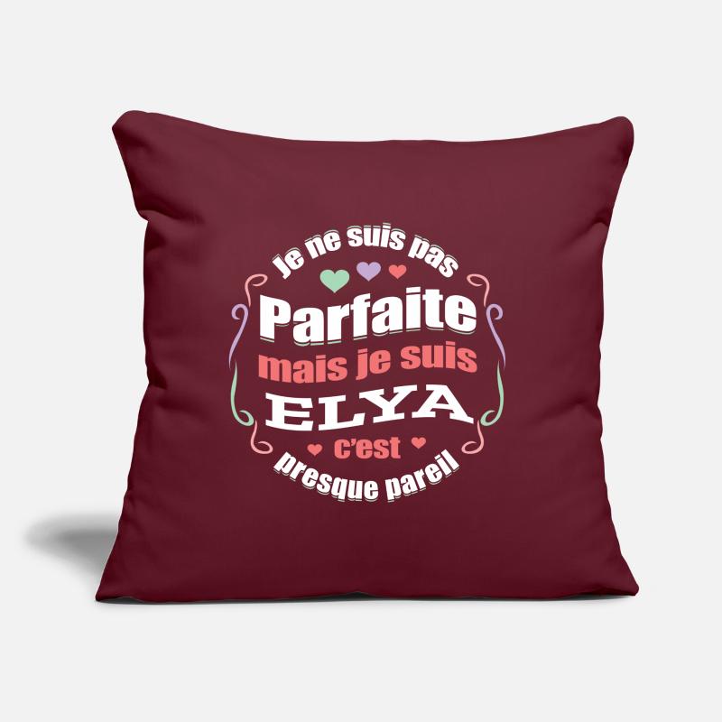 ELYA PARFAITE - PRENOM ELYA Coussin et housse de 45 x 45 cm
