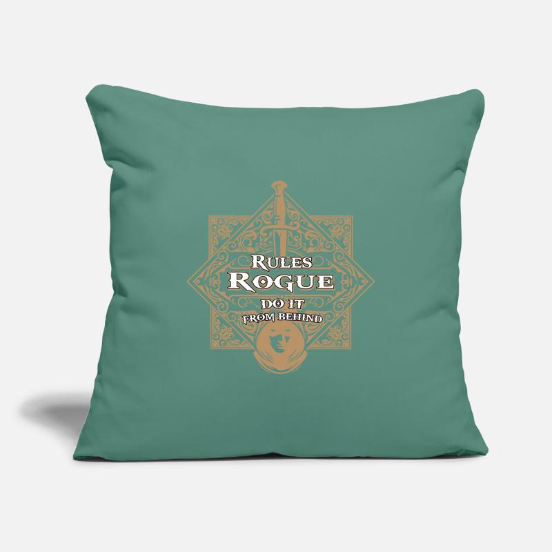 Rogue Rules RPG Game Sofa pillow with filling 45cm x 45cm