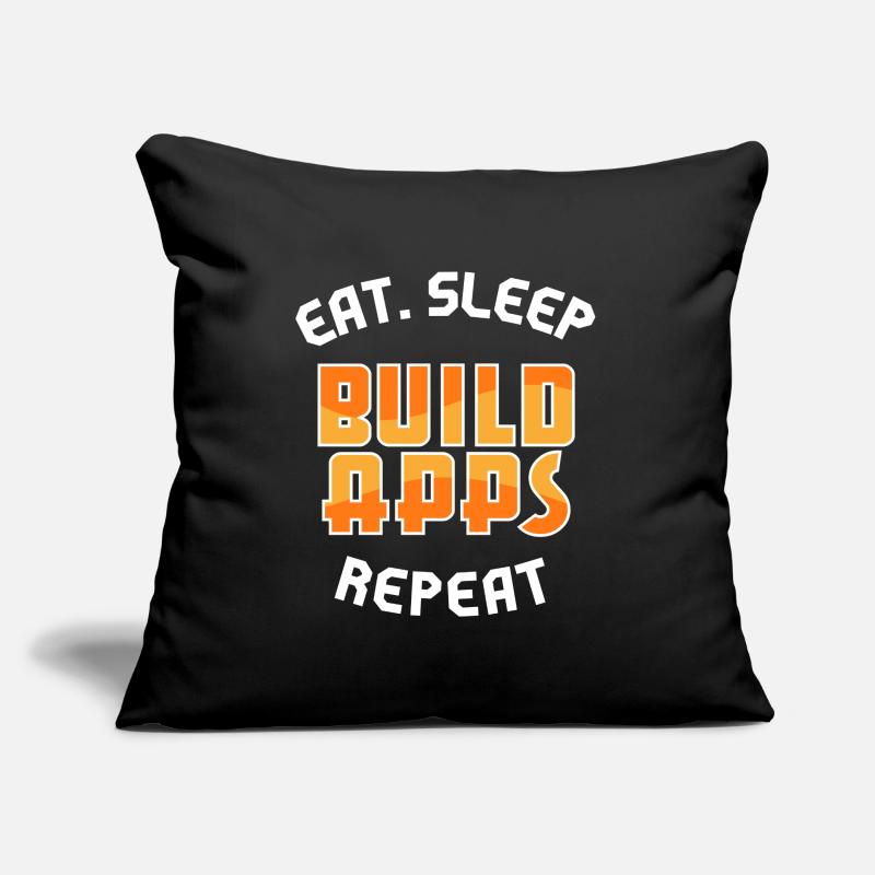 Job App Developer Statement Profession Career Success Sofa pillow with filling 45cm x 45cm