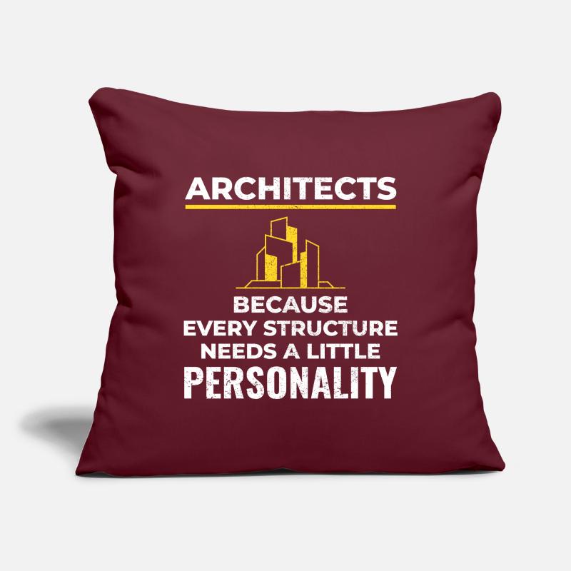 Architectes : chaque structure a besoin de personnalité ! 🏰 Coussin et housse de 45 x 45 cm