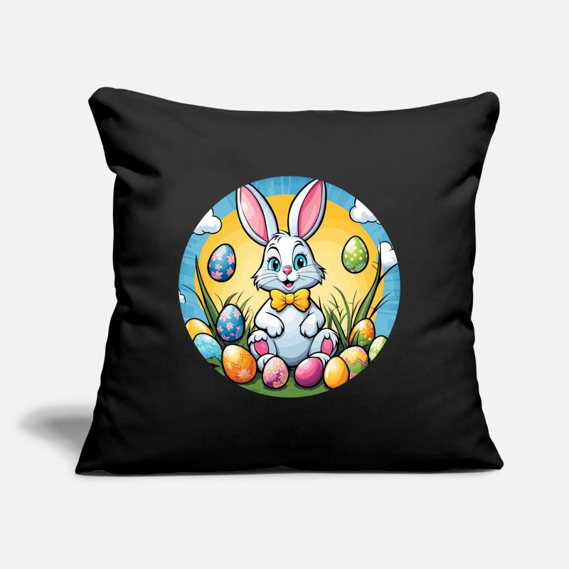 Easter Bunny Easter Illustration Sofa pillow with filling 45cm x 45cm