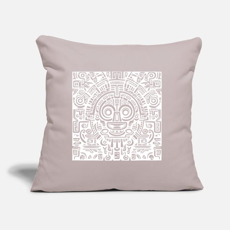 Inca, Aztec, Mayan Pattern, Artwork Sofa pillow with filling 45cm x 45cm
