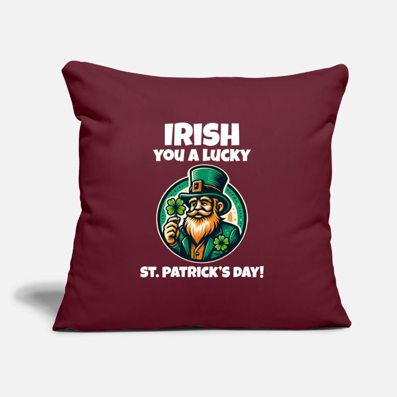 Get Lucky with Our Funny St. Patrick's Day Sofa pillow with filling 45cm x 45cm
