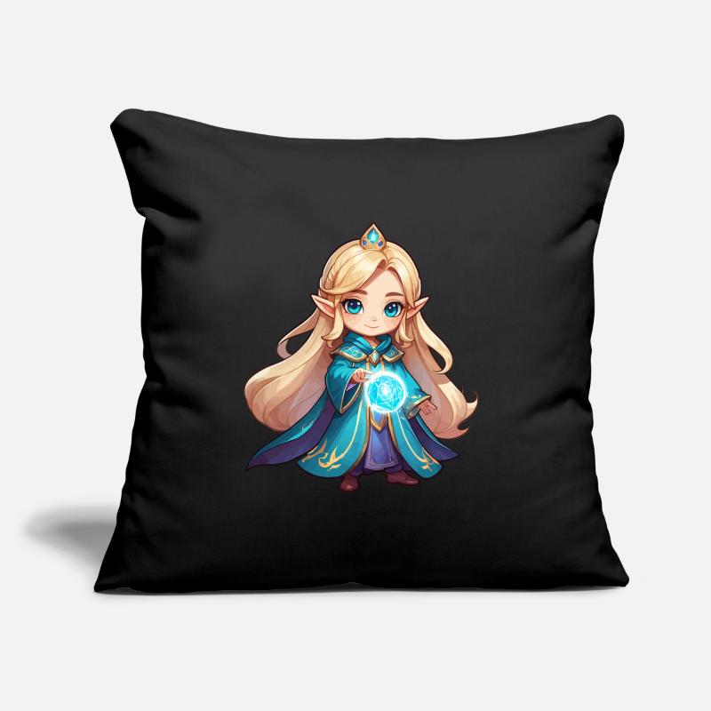 Sorceress Fanatsy Illustration Sofa pillow with filling 45cm x 45cm