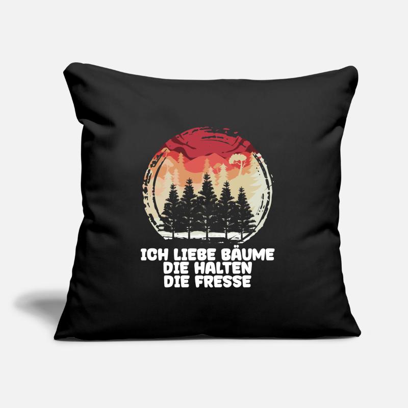 Forestier arbre forestier déclaration menuiserie bûcheron Coussin et housse de 45 x 45 cm