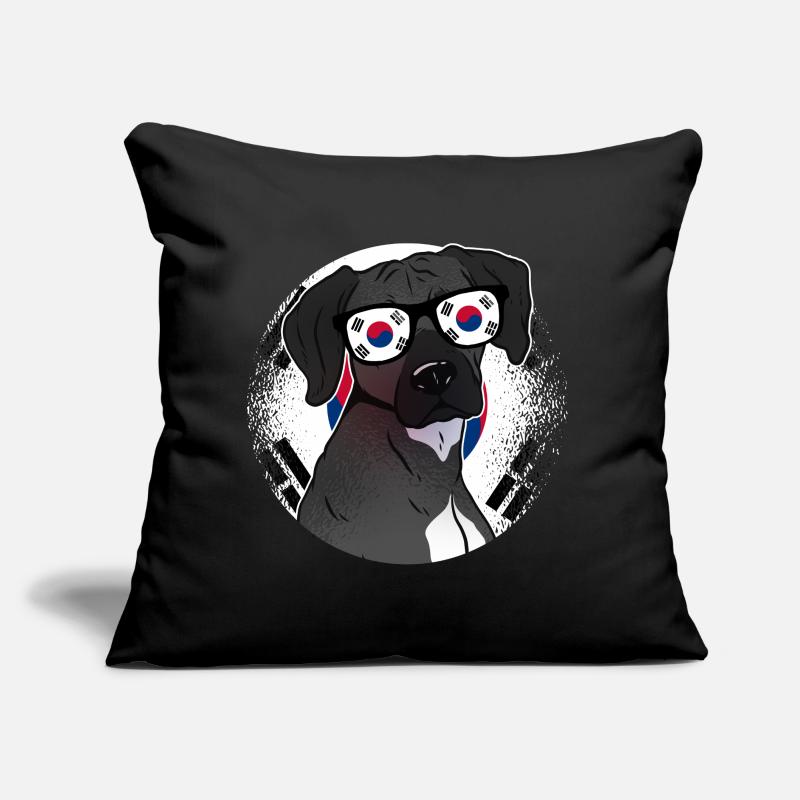Corée du Sud Coussin et housse de 45 x 45 cm