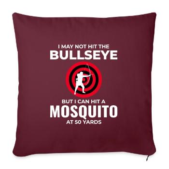 Archery Targets Archer Bullseye Shooting Sport - Sofa pillow with filling 45cm x 45cm - burgundy - Front