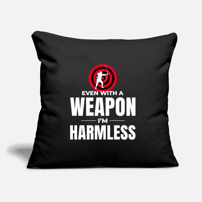 Archery Targets Archer Bullseye Shooting Sport Sofa pillow with filling 45cm x 45cm