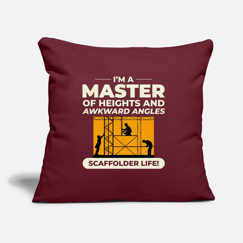 Plate-forme d’échafaudage d’échafaudage de constructeur d’échafaudages Coussin et housse de 45 x 45 cm