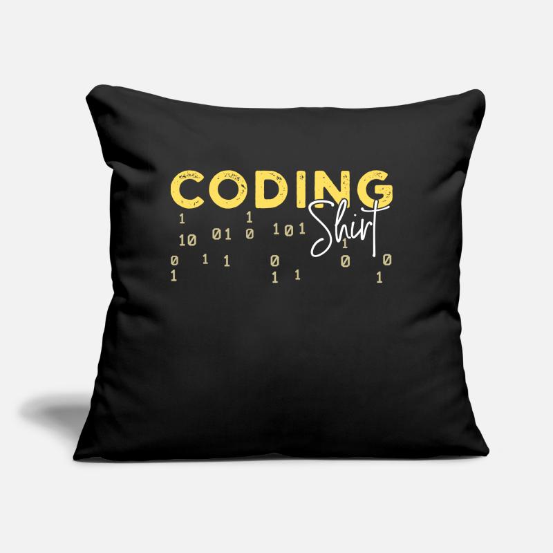 Coden Statement Développeur Programmeur Scripting Coussin et housse de 45 x 45 cm