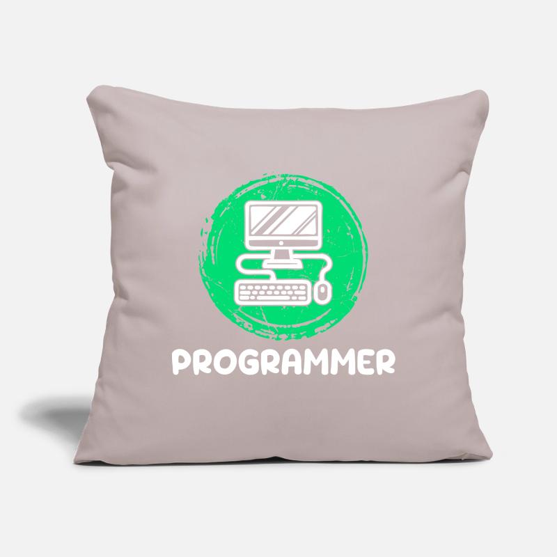 Computer Developer Programmer Computer Geek Sofa pillow with filling 45cm x 45cm