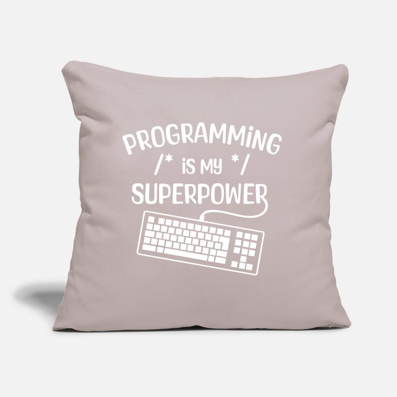 Déclaration du développeur Computerfreak Codage informatique Coussin et housse de 45 x 45 cm