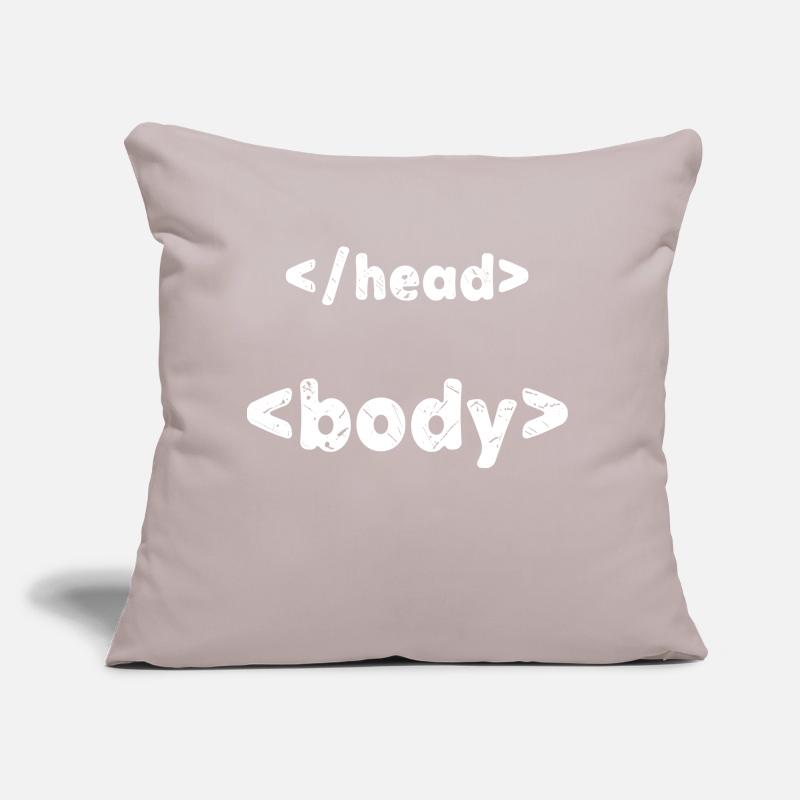 Code Programmer Developer Scripting Computer Science Sofa pillow with filling 45cm x 45cm
