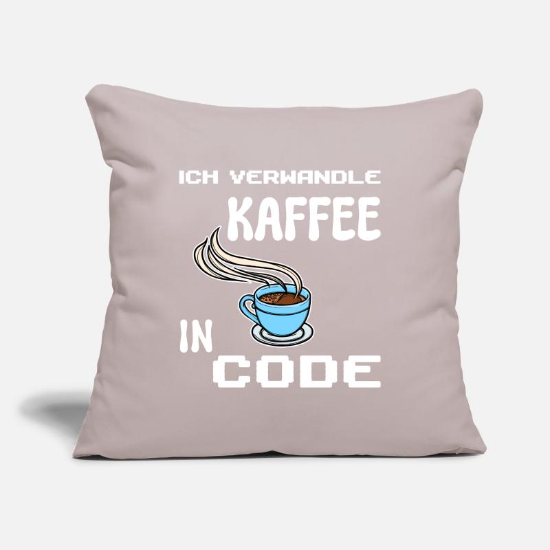 Developer Computerfreak Statement Coden Skripting Sofakissen mit Füllung 45 x 45 cm