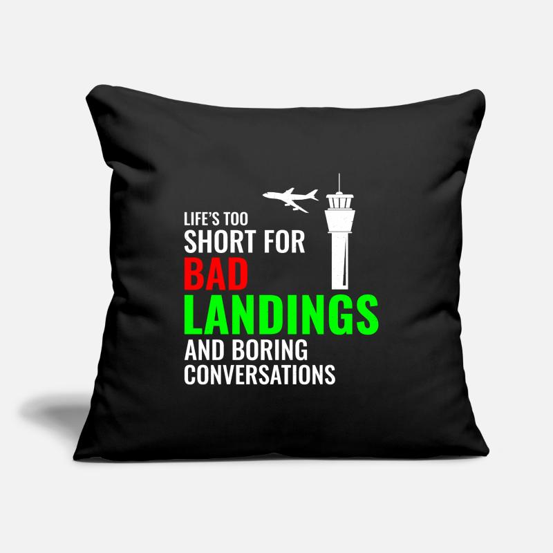 Air Traffic Controller ATC Aviation Humor Airplane Sofa pillow with filling 45cm x 45cm