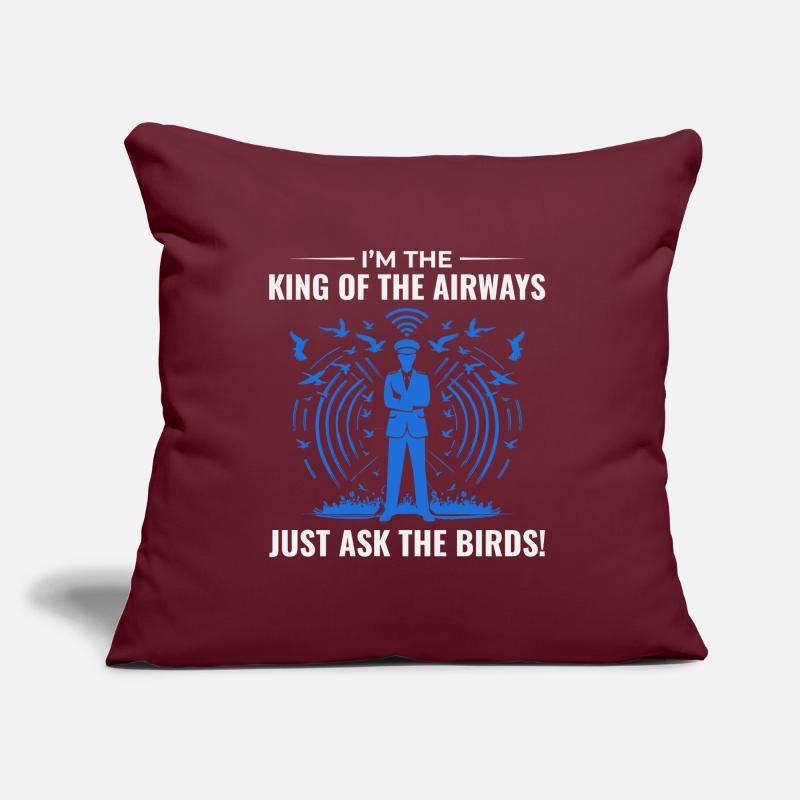 Air Traffic Controller ATC Aviation Humor Airplane Sofa pillow with filling 45cm x 45cm