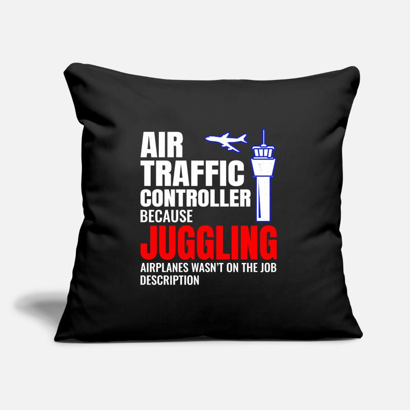 Air Traffic Controller ATC Aviation Humor Airplane Sofa pillow with filling 45cm x 45cm