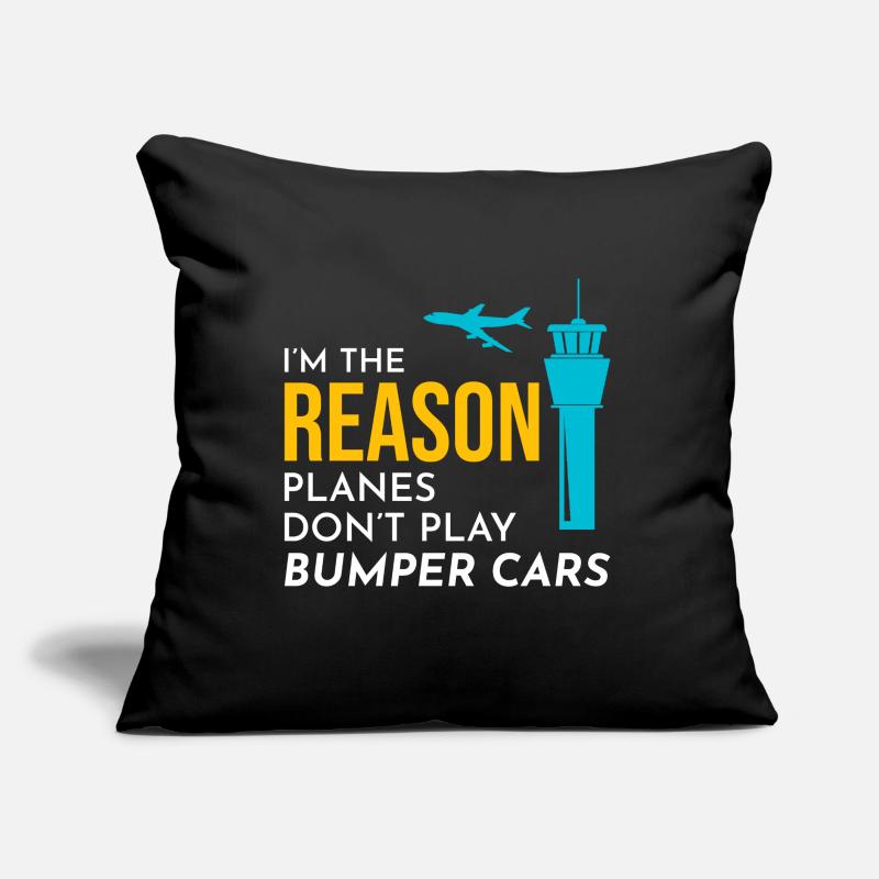 Air Traffic Controller ATC Aviation Humor Airplane Sofa pillow with filling 45cm x 45cm
