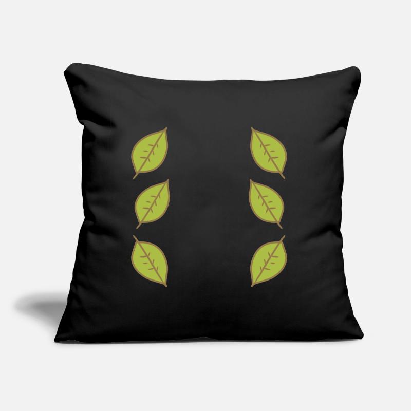 Pattern Leaf Leaves Frame Nature Sofa pillow with filling 45cm x 45cm