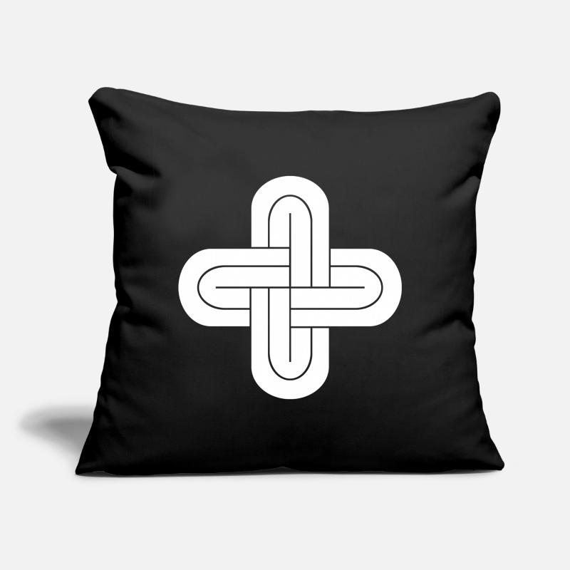 Solomon's Knot (W) Sofa pillow with filling 45cm x 45cm