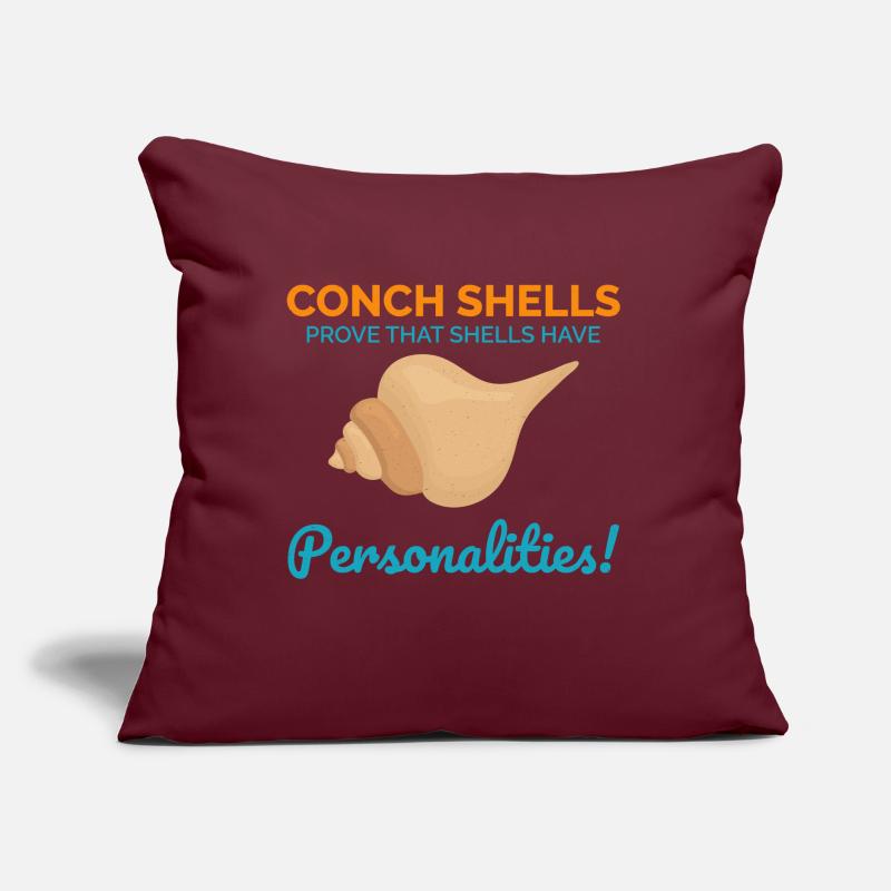 Conque Coquillages Collector Beachcomber Coquillage Coussin et housse de 45 x 45 cm