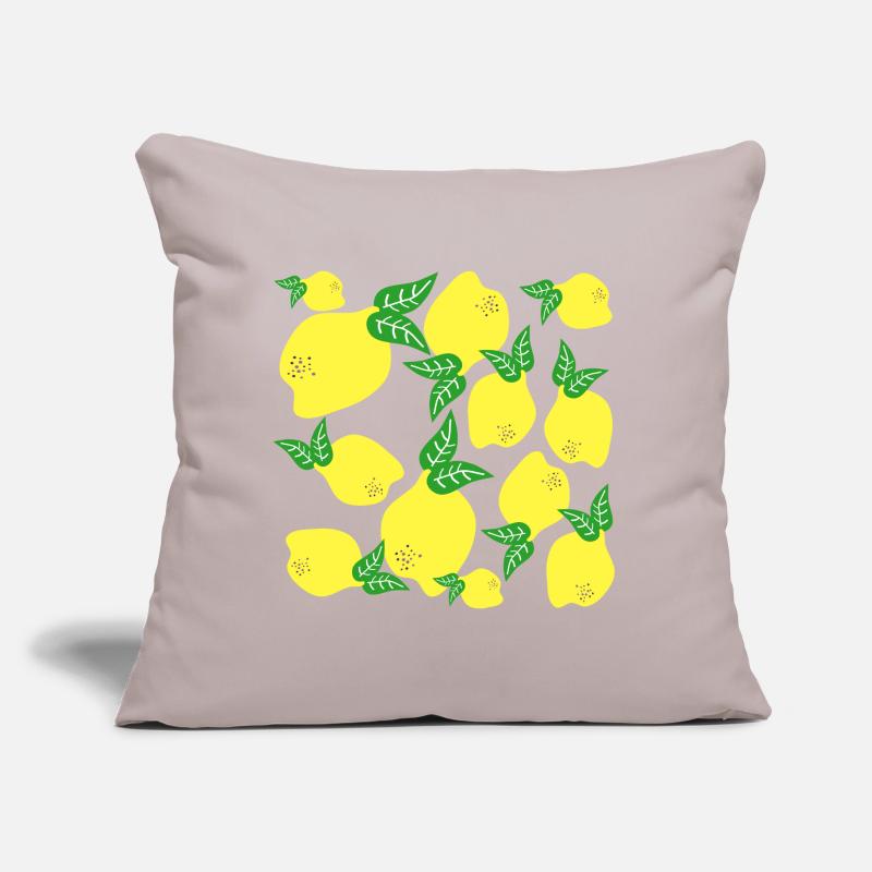 Lemon Pattern Sofa pillow with filling 45cm x 45cm