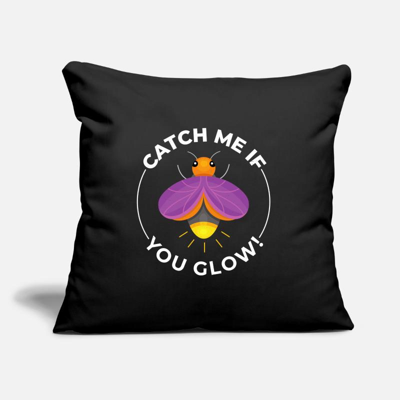 Lucioles Firefly Lightning Bug Insect Collector Coussin et housse de 45 x 45 cm