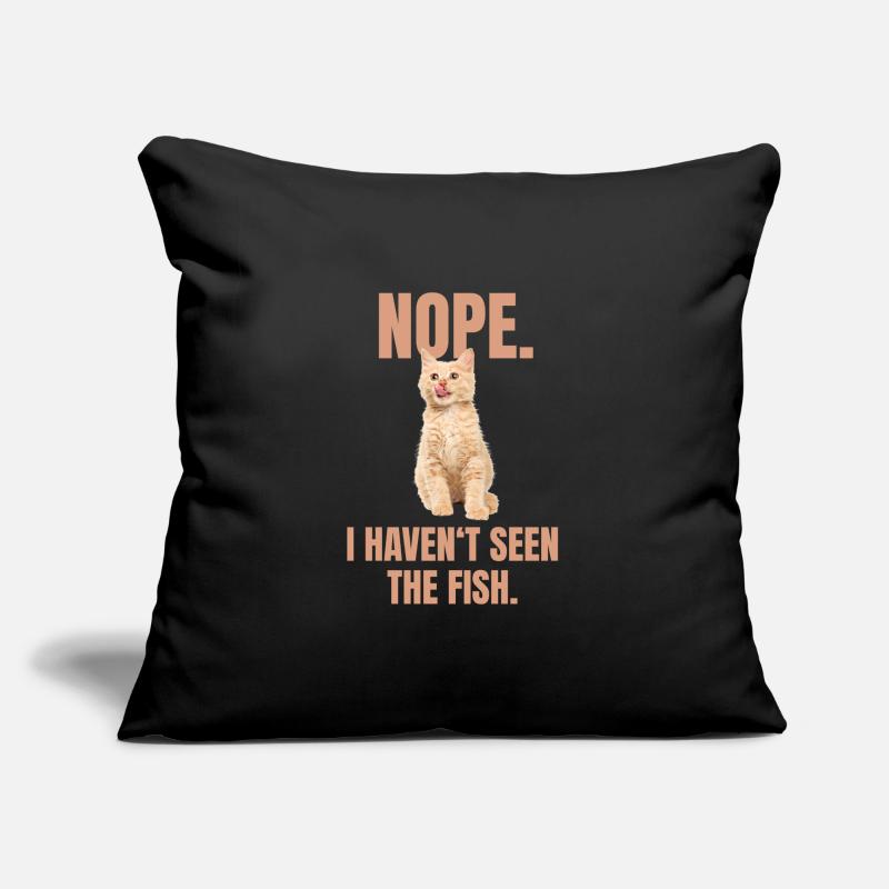 Mème de chat coquin Coussin et housse de 45 x 45 cm