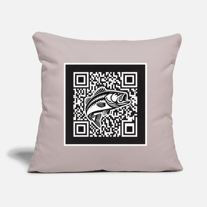 Design de code QR Perch Coussin et housse de 45 x 45 cm