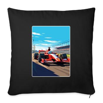 Melbourne Circuit Motorsport Rennen Australien Rennen - Sofakissen mit Füllung 45 x 45 cm - Schwarz - Vorne