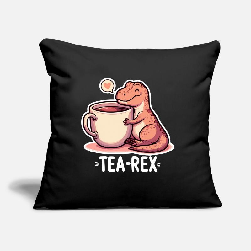 Tee Rex Tee-Rex Teetrinker Geschenk Sofakissen mit Füllung 45 x 45 cm