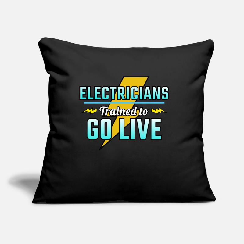 Electrician Humor Electrical Technician Engineer Sofa pillow with filling 45cm x 45cm
