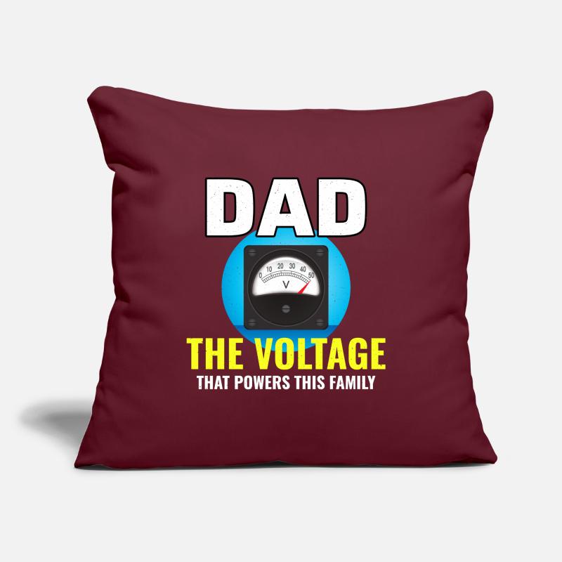 Electrician Dad Electrical Technician Engineer Sofa pillow with filling 45cm x 45cm