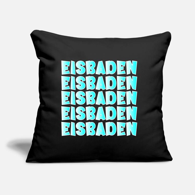 WINTER RESISTENT EIS EISBADEN Sofakissen mit Füllung 45 x 45 cm