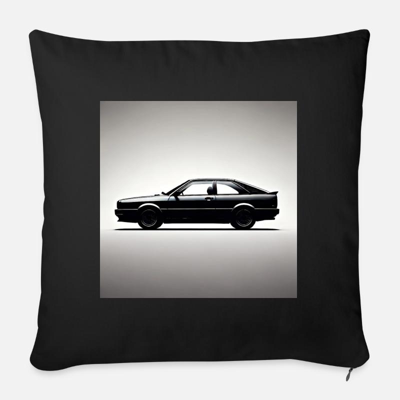 Coupé - Sofakissen mit Füllung 45 x 45 cm - Schwarz