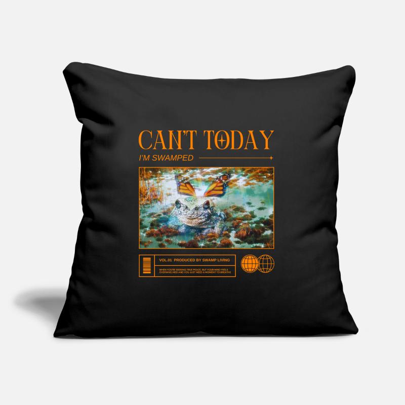 Mode marais activé - pas de rendez-vous, seulement marais Coussin et housse de 45 x 45 cm