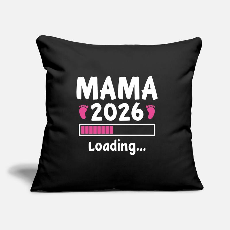 Mama 2026 Loading Sofakissen mit Füllung 45 x 45 cm