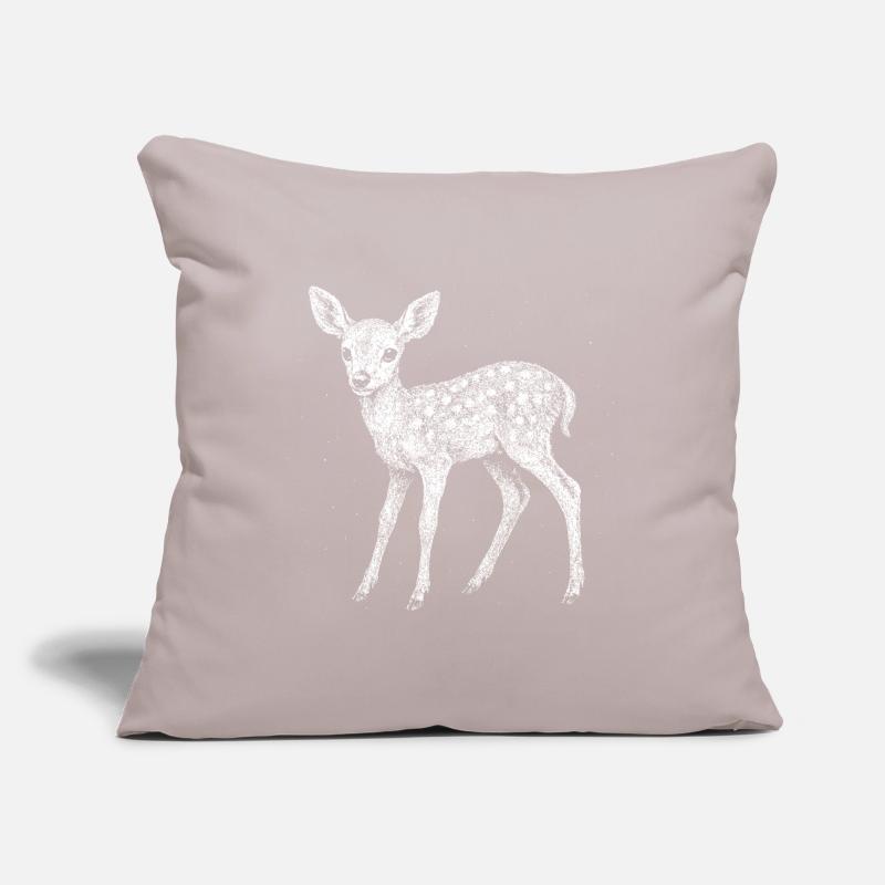 Faon Coussin et housse de 45 x 45 cm