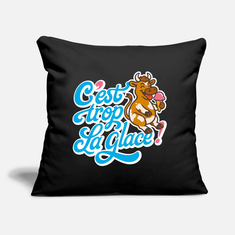 C'est trop la glace ! Coussin et housse de 45 x 45 cm
