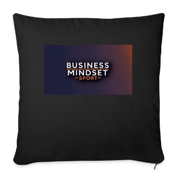 Buisness Mindset Sport - Sofakissen mit Füllung 45 x 45 cm - Schwarz - Vorne