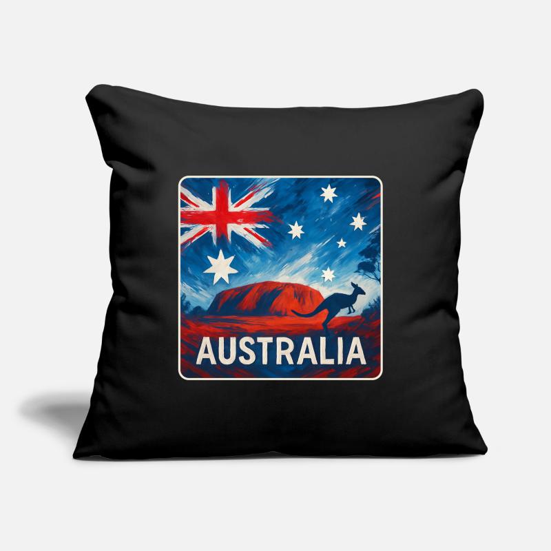 Conception de l’Outback australien Coussin et housse de 45 x 45 cm