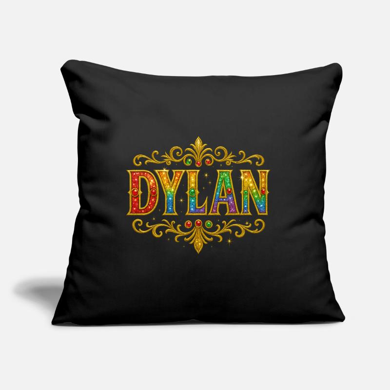 DYLAN Glitter Gold Sequins Sofa pillow with filling 45cm x 45cm