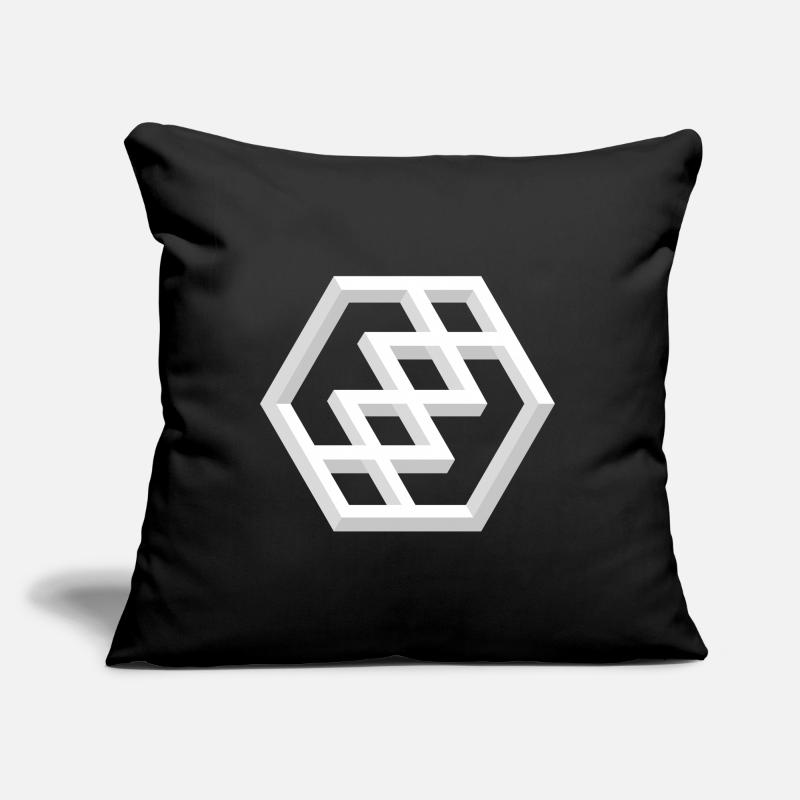 Abstract Geometric Pattern Sofa pillow with filling 45cm x 45cm