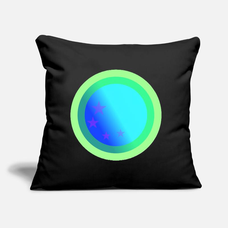 Conception de constellations bleues célestes Coussin et housse de 45 x 45 cm